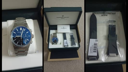 Frederique Constant Genève Highlife Chronograph, Brand New Swiss Watch