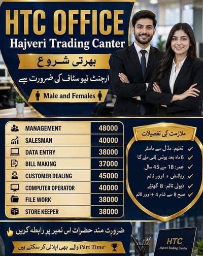 job available for male and female
