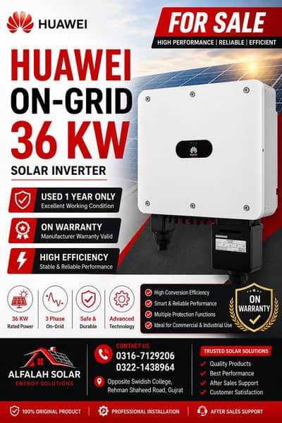 Huawei 36 Kw on Grid