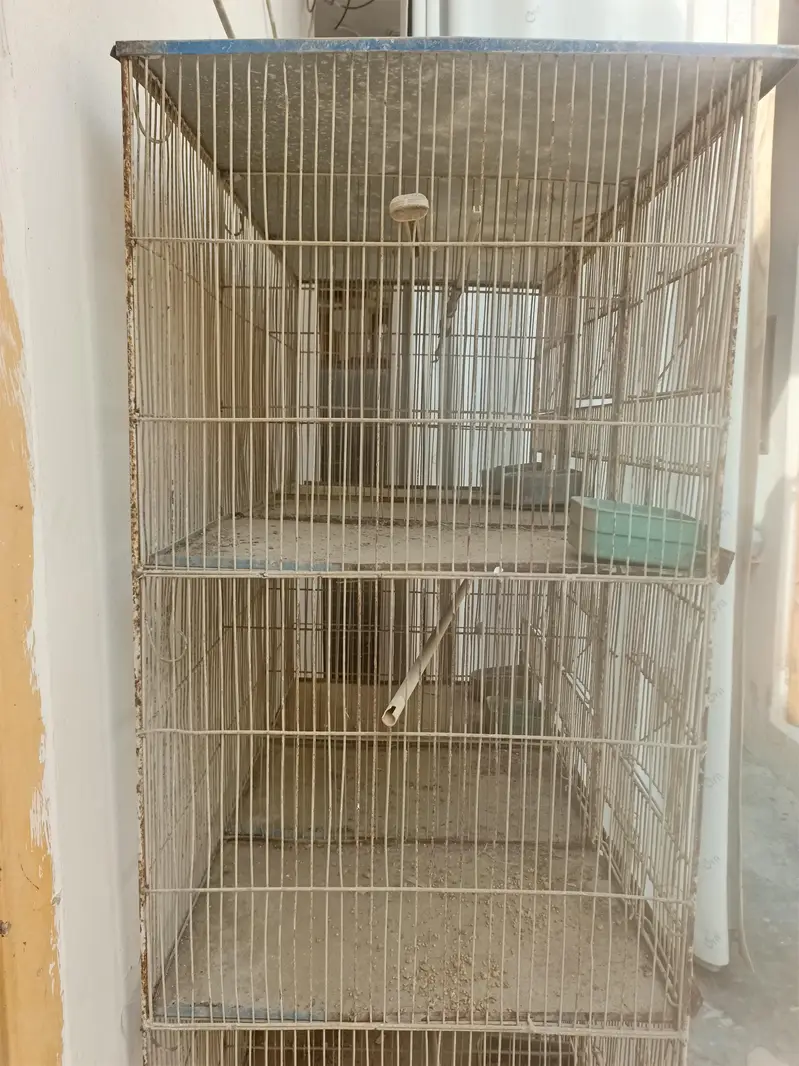 Heavy Duty Iron Bird Cage – 12 Compartments | Strong & Spacious — photo 2