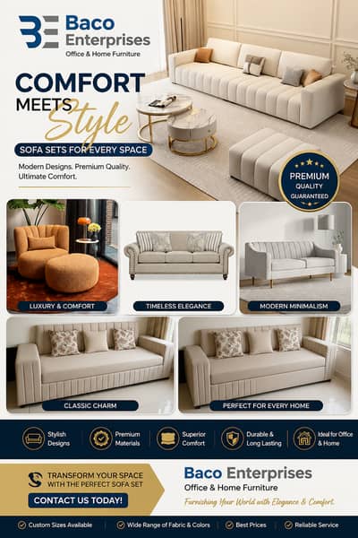 Elegant Fabric Sofa Sets| Comfortable Sofa| Exclusive Sofa Collection