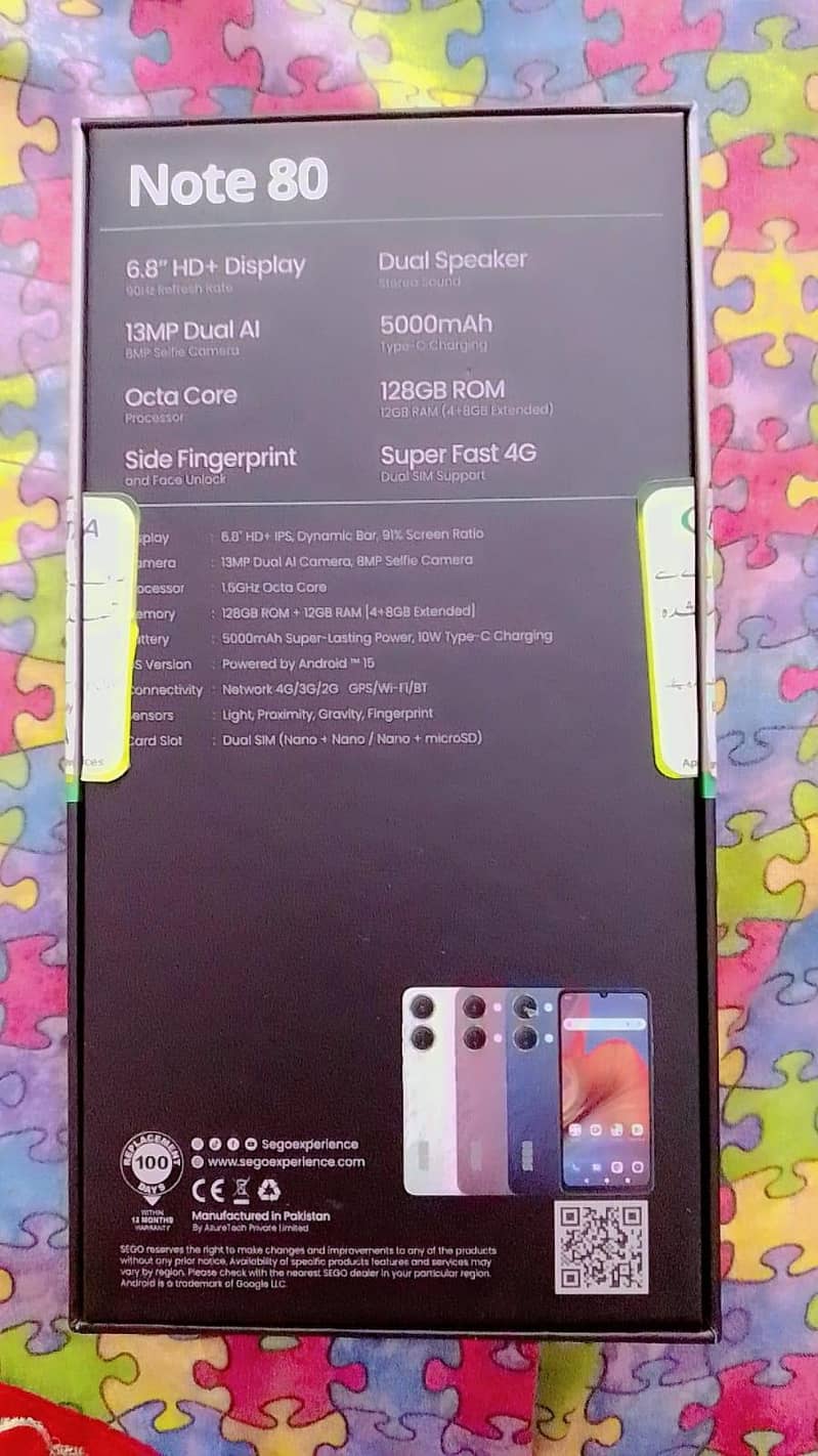 SEGO Note 80 4