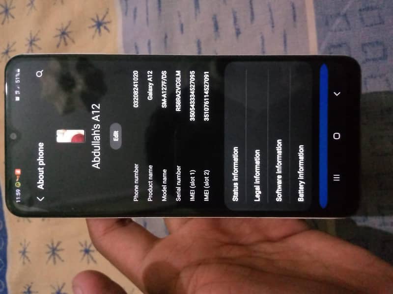 Samsung Mobile A12 3