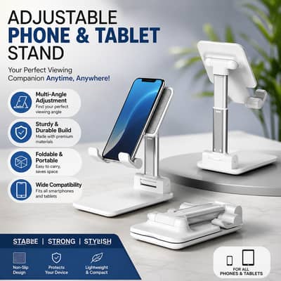 Universal Mobile & Tablet Stand – Premium Edition