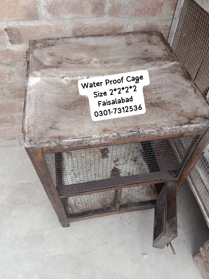 لکڑی کا مضبوط کیج کھوڈا 4