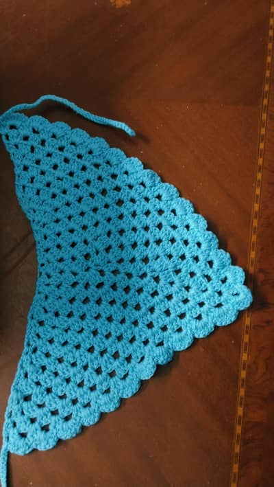 Crochet bandana