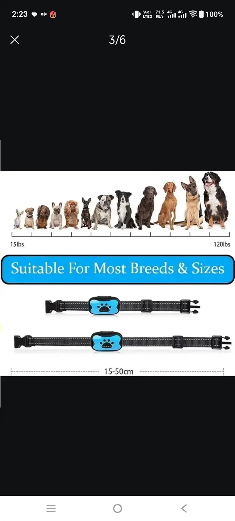 PETZILLA 681 ANTI BARK COLLAR DEVICE — photo 3