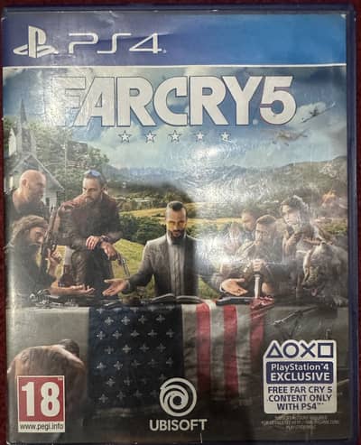 FAR CRY 5 PlayStation 4 game (ps4 game)