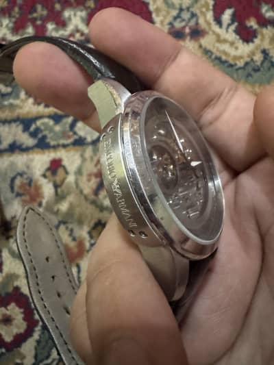 Original Emporio Armani Meccanico AR4625 Skeleton Automatic Watch