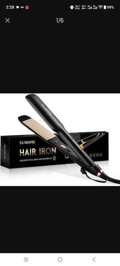 SUNHOME HAUR STRAIGHTENER AND CURLER