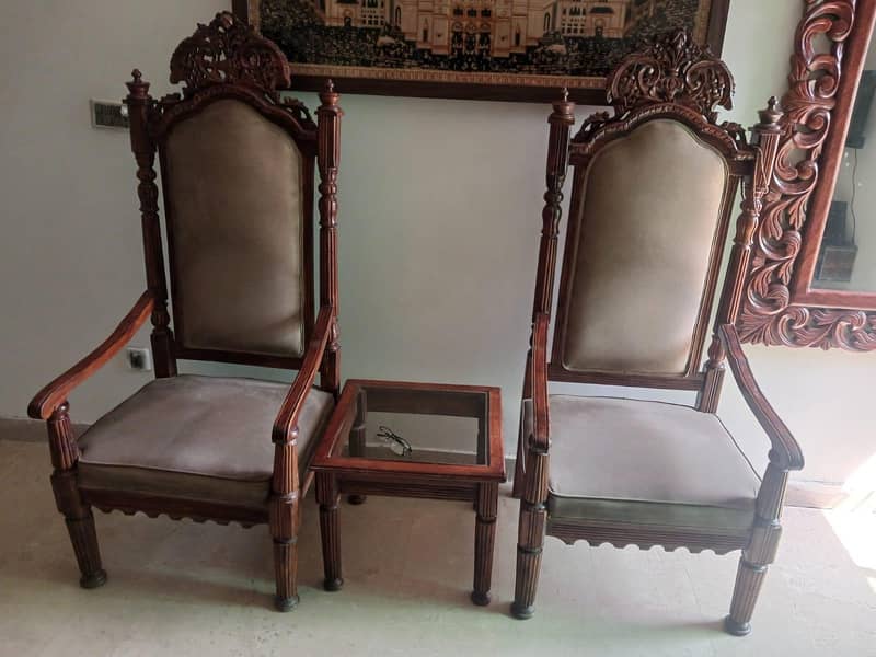 Chair with table 0