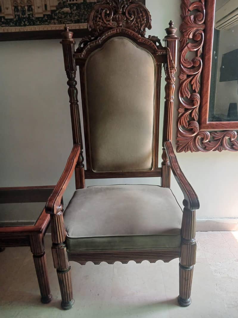 Chair with table 1