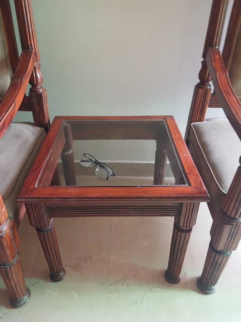 Chair with table 2
