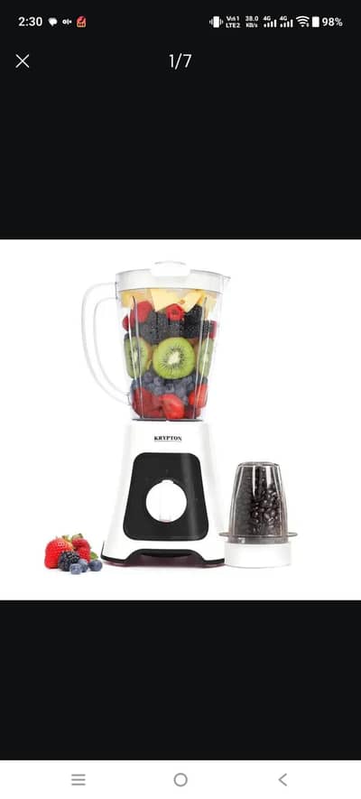 KRYPTON 2 IN 1 BLENDER