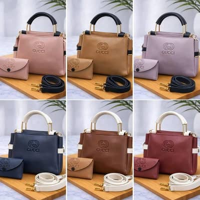 Ladies Stylish Hand Bag with Wallet | Brand New