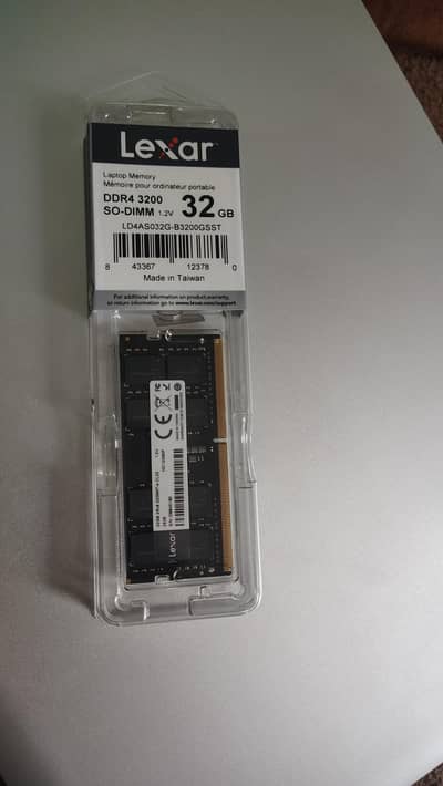 Lexar 32Gb Ddr4 3200Mhz Ram | Seal Pack and Unused | Chance Deal 