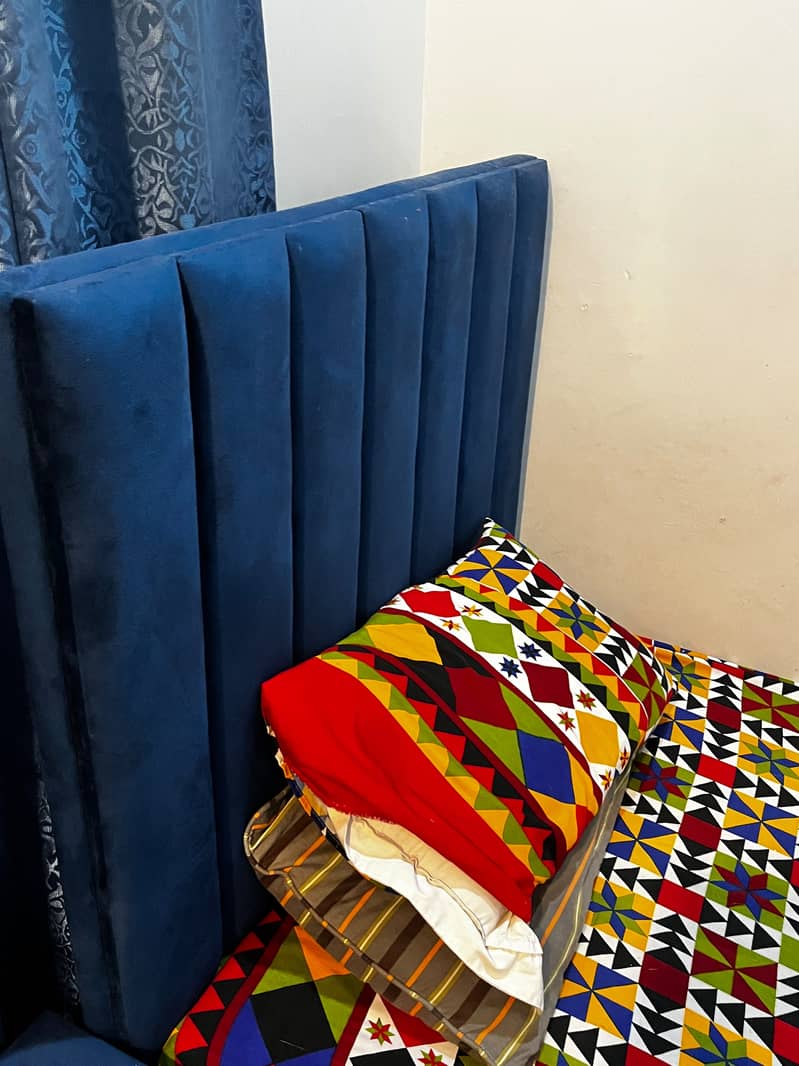 Two single bed sets with side tables 4