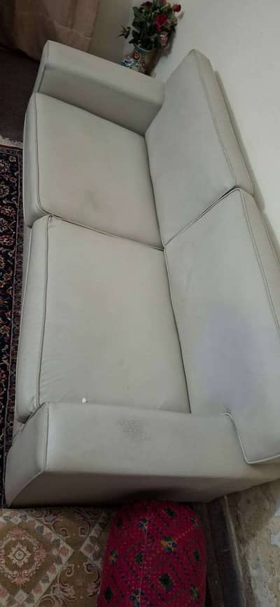 Used Leatherite Sofa Set for Sale – 5 Seater (3+1+1)