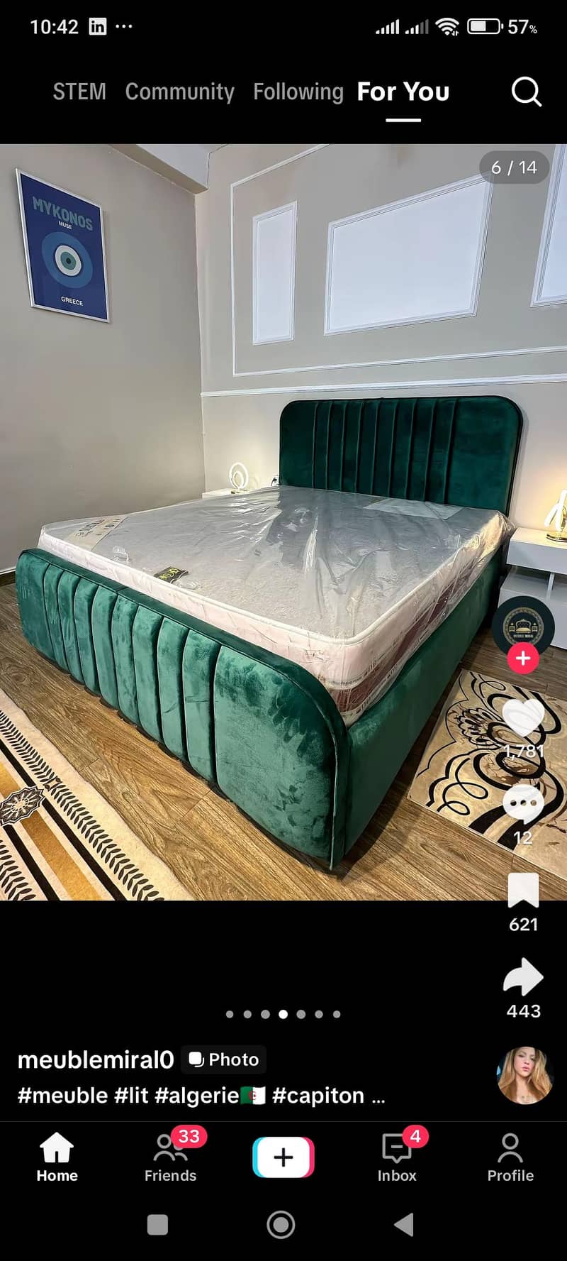 cushion bed dressing 4