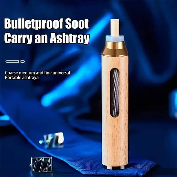 Portable Car Ashtray for Lazy People No Bomb No Ash Smoking Tank Outdoor Travel Drivers Self-storage Ashtray Keep Ash From Fall.