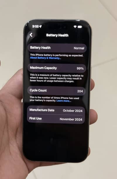 IPhone 16 Pro 256GB Non PTA