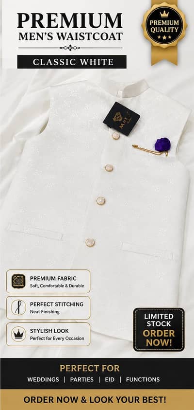 "Royal Wear Premium Waistcoat Set | Wedding Collection | New"