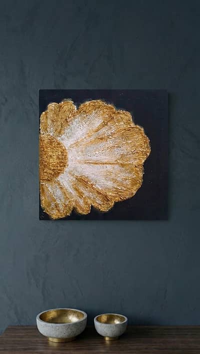Textured Art Flower