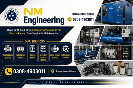 Electrical Mechanical screw  compressor generator air dryer broiler