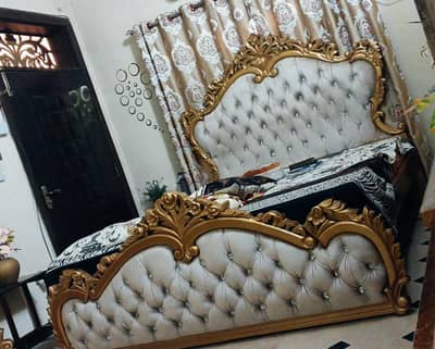 1 piece double bed with master moltyfoam