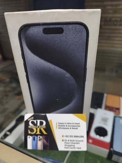 Apple iPhone 15 Pro with box 10 by 10 All okay 256 GB 86 battery