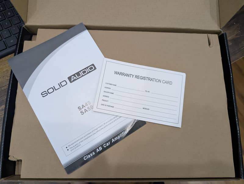 Solid Audio SA59  Car Amplifier 3