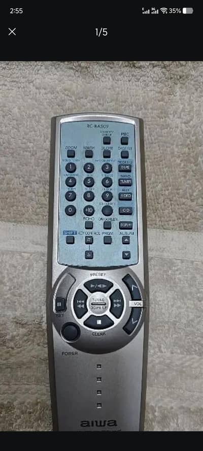 Aiwa original remote control total working new All model spotted