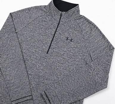 Under Armour Quarter Zip Grey Sports Shirt | 9/10 Condition | Premium