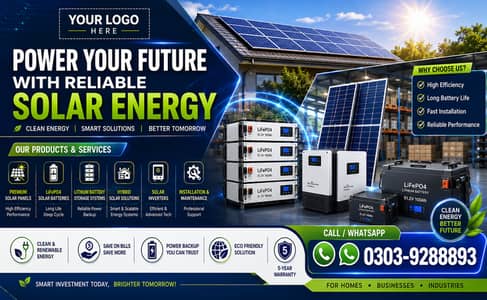 Solar Panels, LiFePO4 Batteries & Hybrid Solar Systems