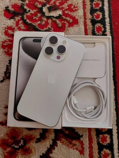 Apple iPhone 15 Pro Max with box urgent sale My Whatsapp 03021585941