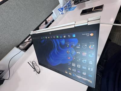 Hp touch foldable laptop core i7 8 generation