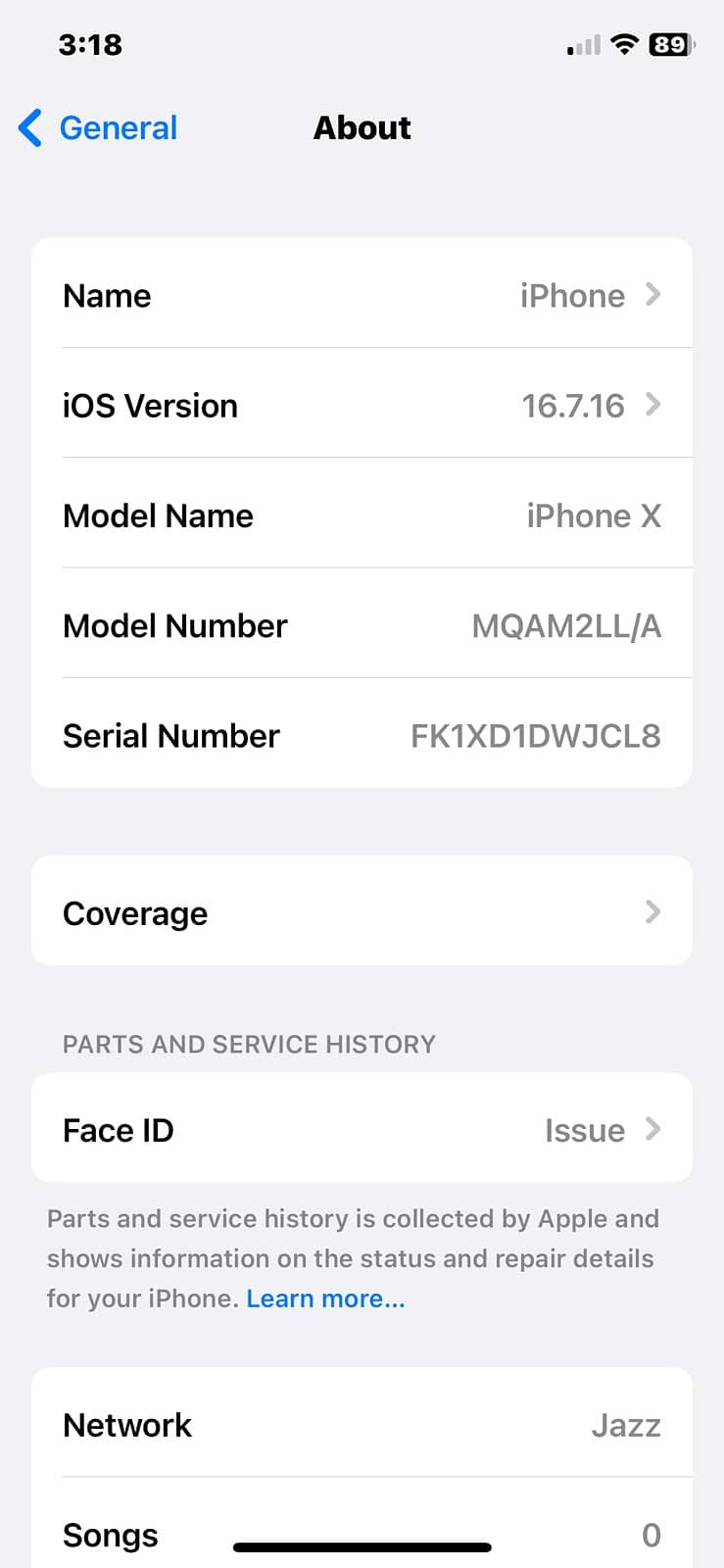 Apple iPhone X 8