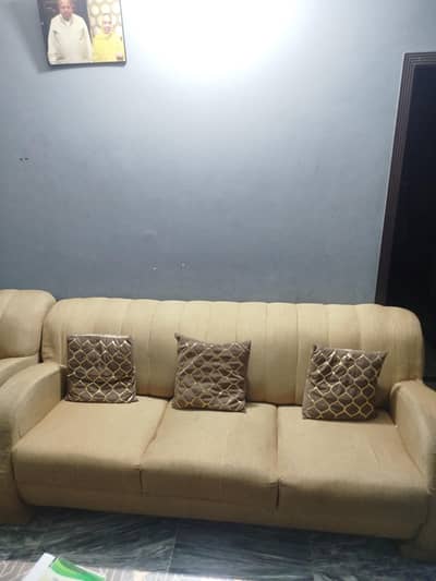 6seater sofa and 3 tables set