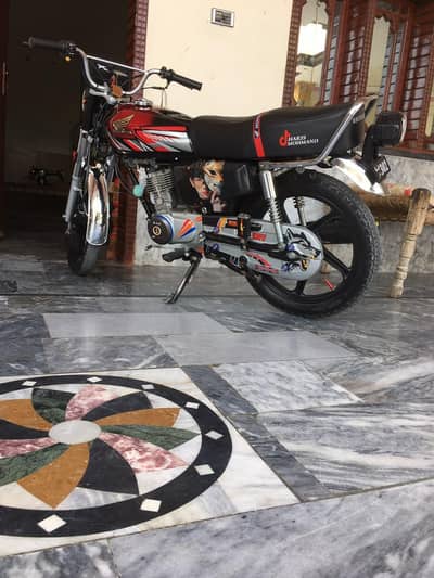 Honda CG 125 2024 model aloy rim