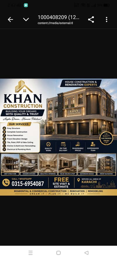 Construction services