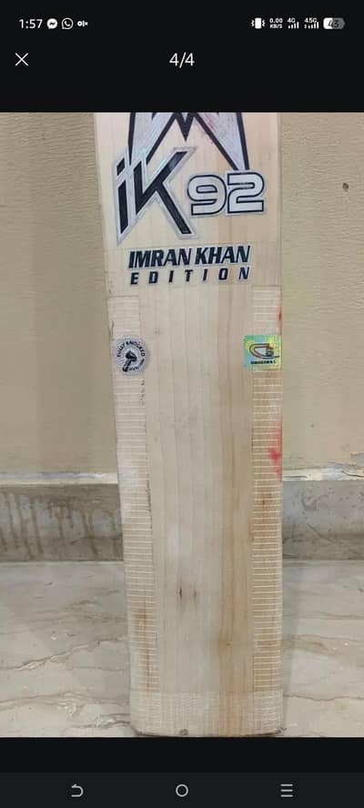 Cricket bat - Imran khan 92 edition