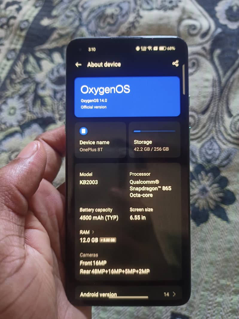 One Plus 8T 6