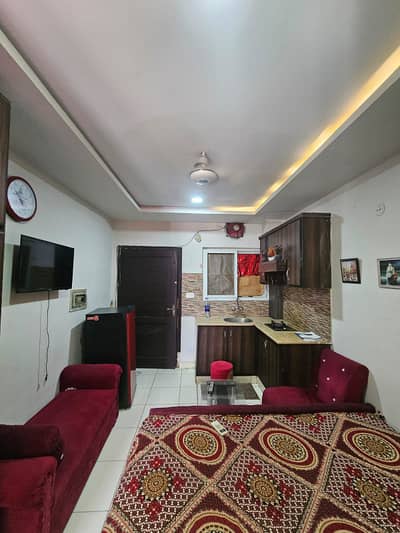 1 bed studio fully furnished available for rent on monthly basis