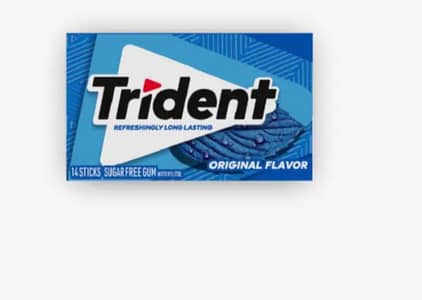Trident sugar free gum