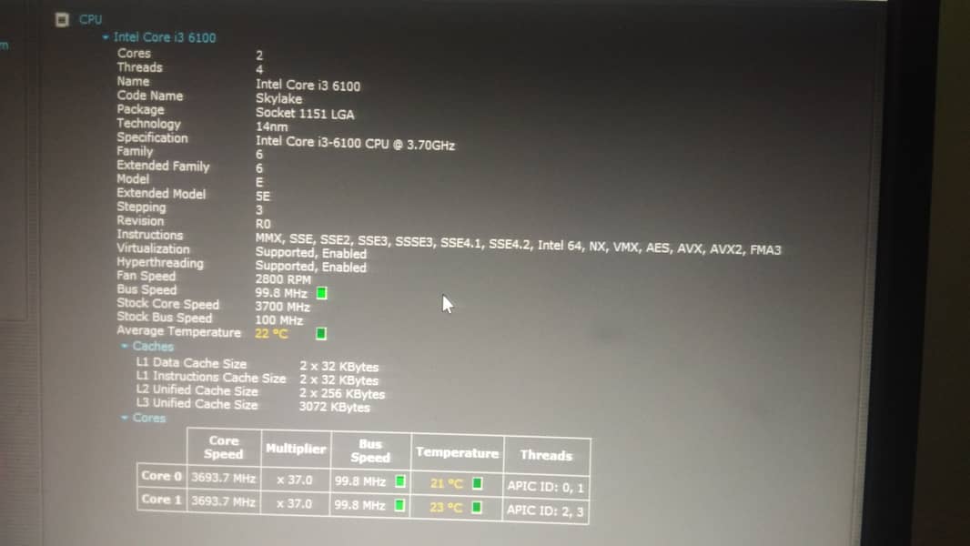 i3 processor 6TH GENERATION 3