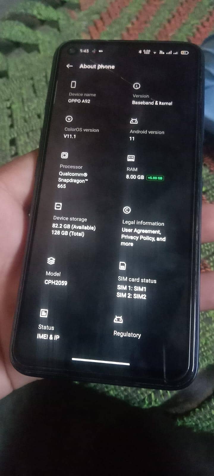 OPPO A92 6