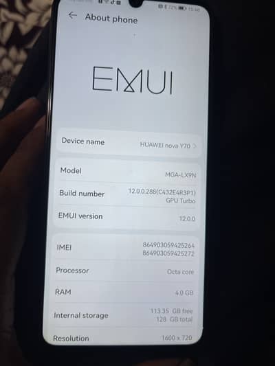 Huawei Nova Y70 Plus