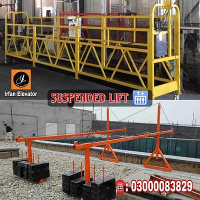 Cradle lift , suspended platform lift , cargo lift , passenger lift
