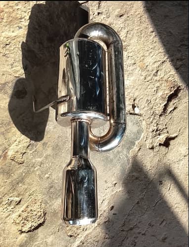 HYIH MUFFLER Twin loop exhaust freeflow Exhaust.