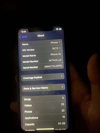 iPhone xs